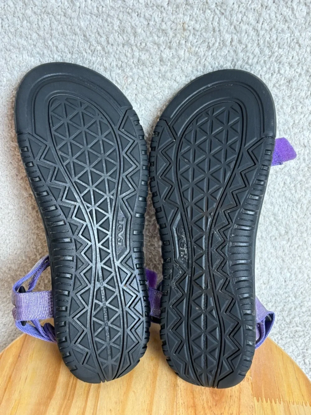 Teva Sandals Womens 7 Purple Black Hurricane 3 Strappy Open Toe Sport Shoe